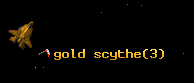 gold scythe