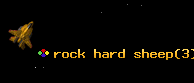rock hard sheep