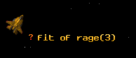 fit of rage