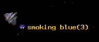 smoking blue