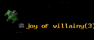 joy of villainy