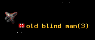 old blind man