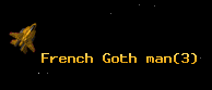 French Goth man