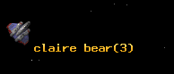 claire bear
