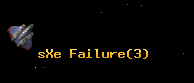 sXe Failure