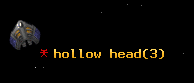 hollow head