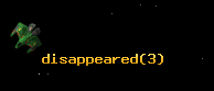 disappeared