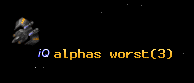alphas worst