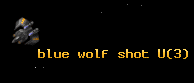 blue wolf shot U