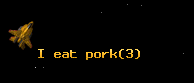 I eat pork