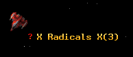 X Radicals X