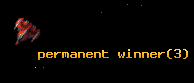 permanent winner