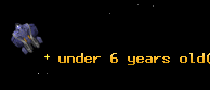 under 6 years old