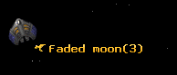 faded moon