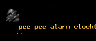 pee pee alarm clock