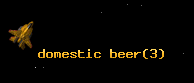 domestic beer