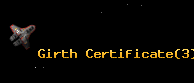 Girth Certificate