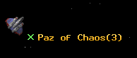 Paz of Chaos