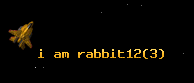 i am rabbit12