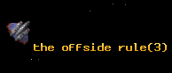 the offside rule