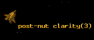 post-nut clarity