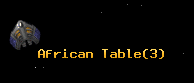 African Table