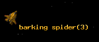 barking spider