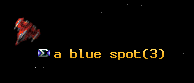 a blue spot