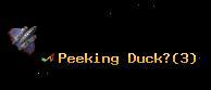 Peeking Duck?