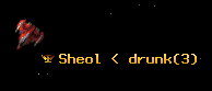 Sheol < drunk