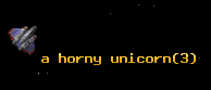a horny unicorn