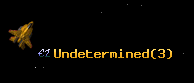 Undetermined