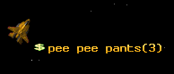 pee pee pants