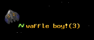 waffle boy!