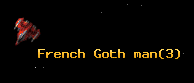 French Goth man