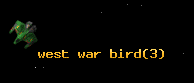 west war bird
