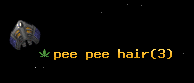 pee pee hair