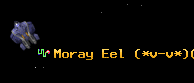 Moray Eel (*v-v*)