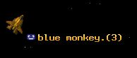 blue monkey.
