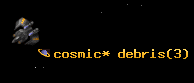 cosmic* debris