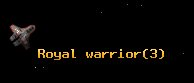 Royal warrior