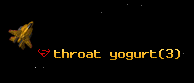 throat yogurt