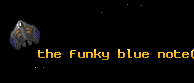 the funky blue note