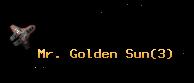 Mr. Golden Sun