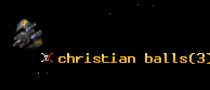 christian balls