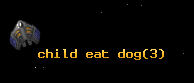 child eat dog