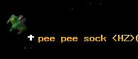 pee pee sock <HZ>