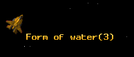 Form of water