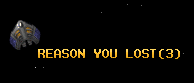 REASON YOU LOST