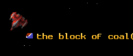 the block of coal